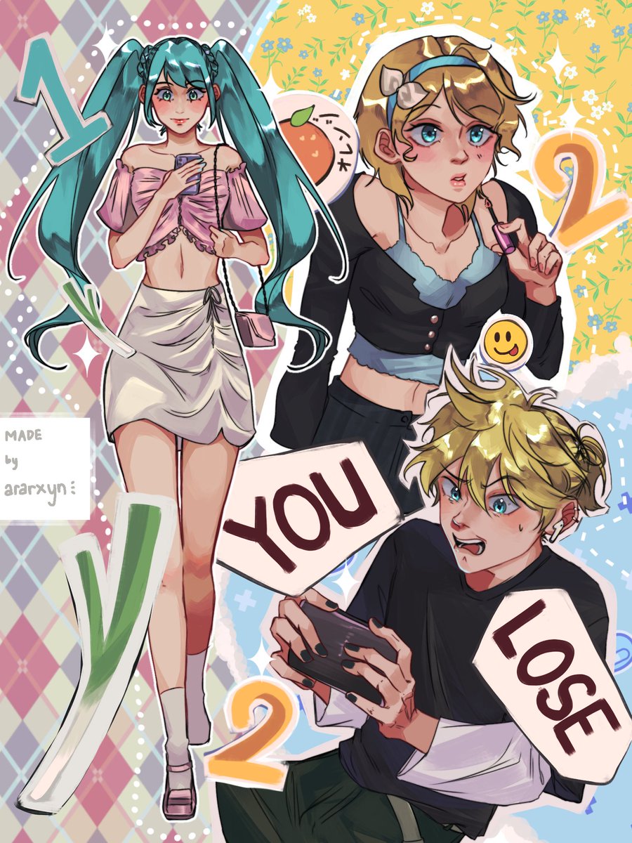My top 3 ♡ 

#Len #Rin #Miku #Vocaloid