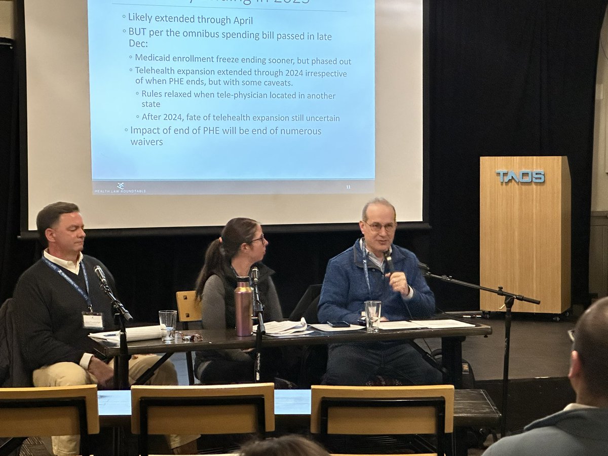 Opening session at the Health Law Roundtable in Taos, NM! Thanks to all helped make this event happen again! <a href="/ADresevic/">Adrienne Dresevic</a> <a href="/CountrymanClay/">Clay Countryman</a> <a href="/Matt_R_Fisher/">Matt Fisher</a> <a href="/BRGexpert/">BRG</a> <a href="/stefanchacon/">Stefan Chacon</a> <a href="/HansonBridgett/">Hanson Bridgett LLP</a> <a href="/SheppardMullin/">Sheppard</a> <a href="/cariumcares/">Carium</a> @troutmanpepper <a href="/thehlp/">The Health Law Partners, P.C.</a>