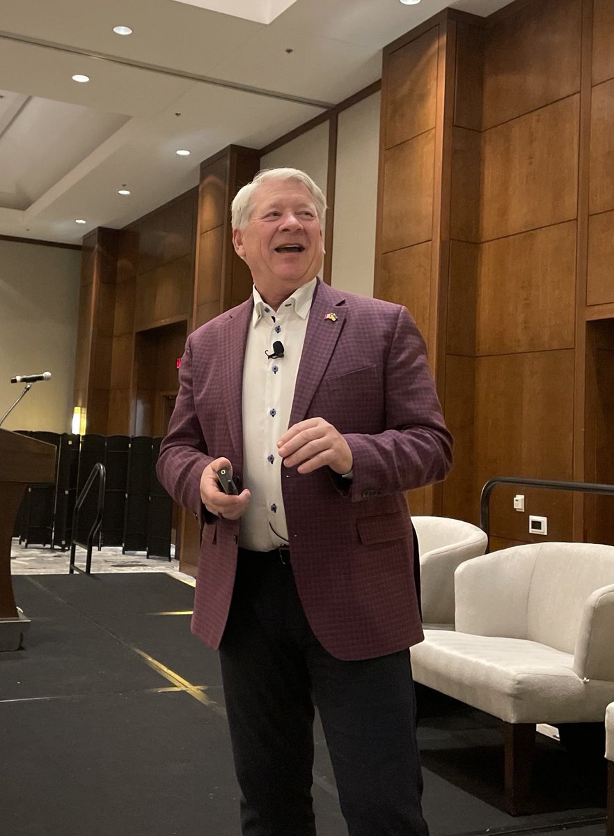 Keynote speaker <a href="/RSaik/">Robert Saik, PAg, CAC, CEO 🇨🇦🇺🇦</a> closes out the first day of the Farm Futures Business Summit with a fitting topic: How We Feed The Future.

#FFSummit23