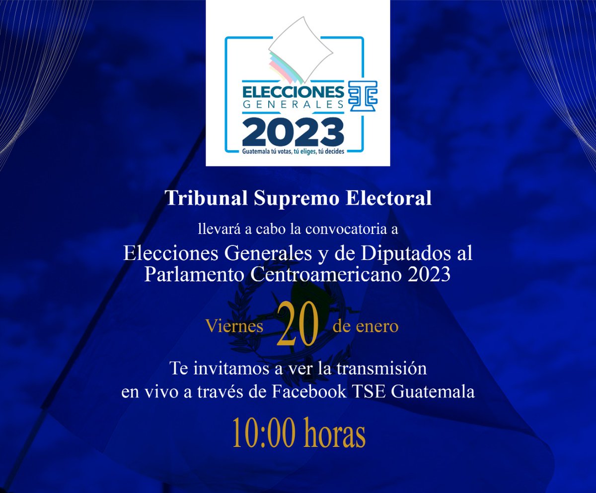 TSE Guatemala on Twitter "El Tribunal Supremo Electoral llevará a cabo