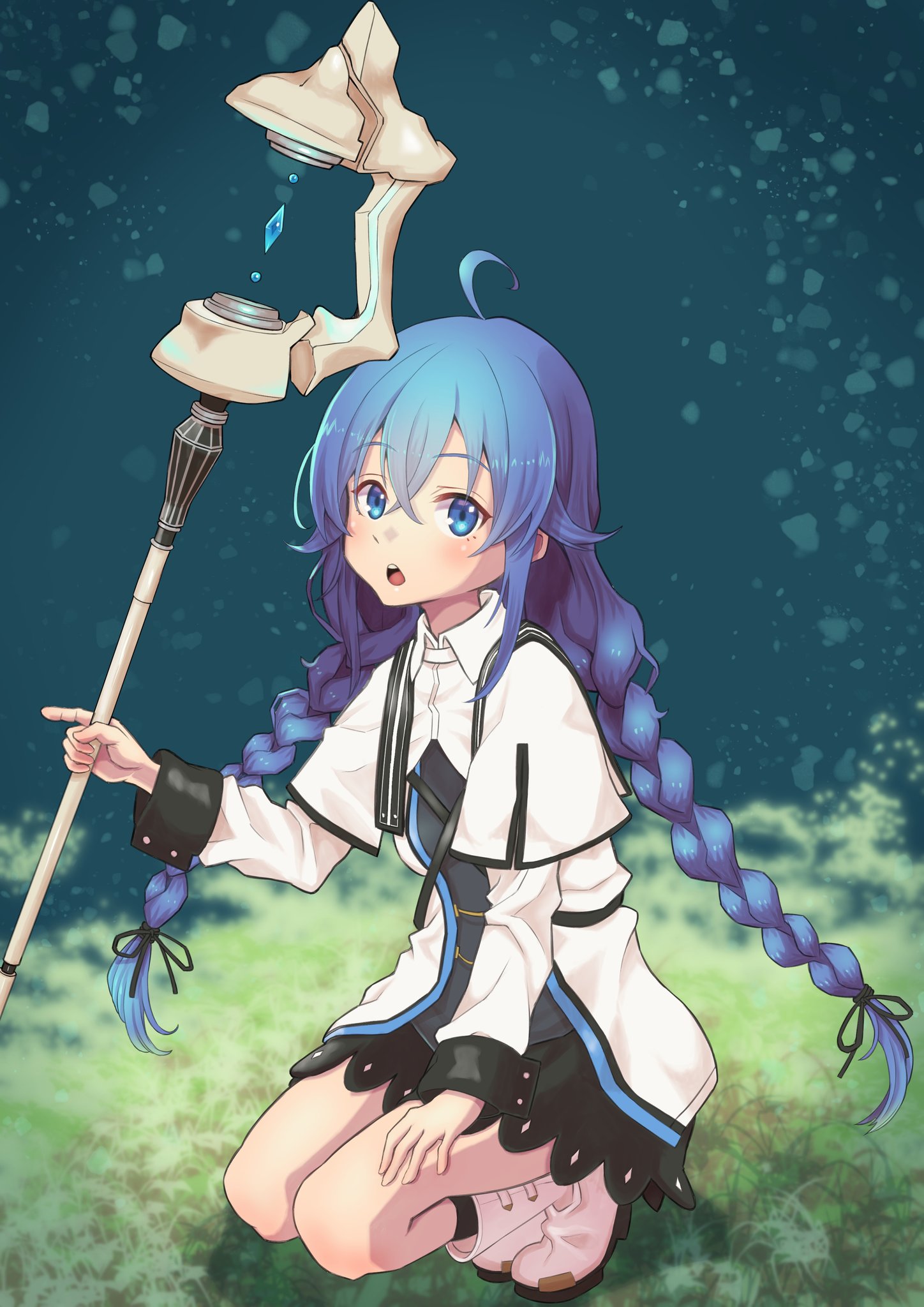 無職転生 ロキシー・ミグルディア 額装イラスト 波来重吾/なみきじゅうご🎨Illustrator on X: 