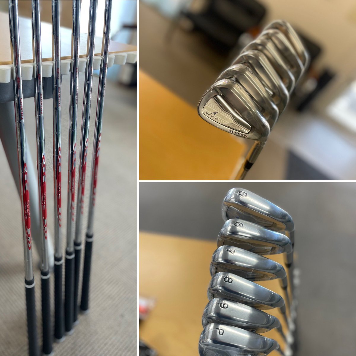 GOLF_LAB_GS's tweet photo. おはようございます

お待たせしました
組み上がりました

#アキラプロトタイプ
#アキラプロダクツ
#アイアンセット
#日本シャフト
#MODUS115 https://t.co/2SrJA80ehx