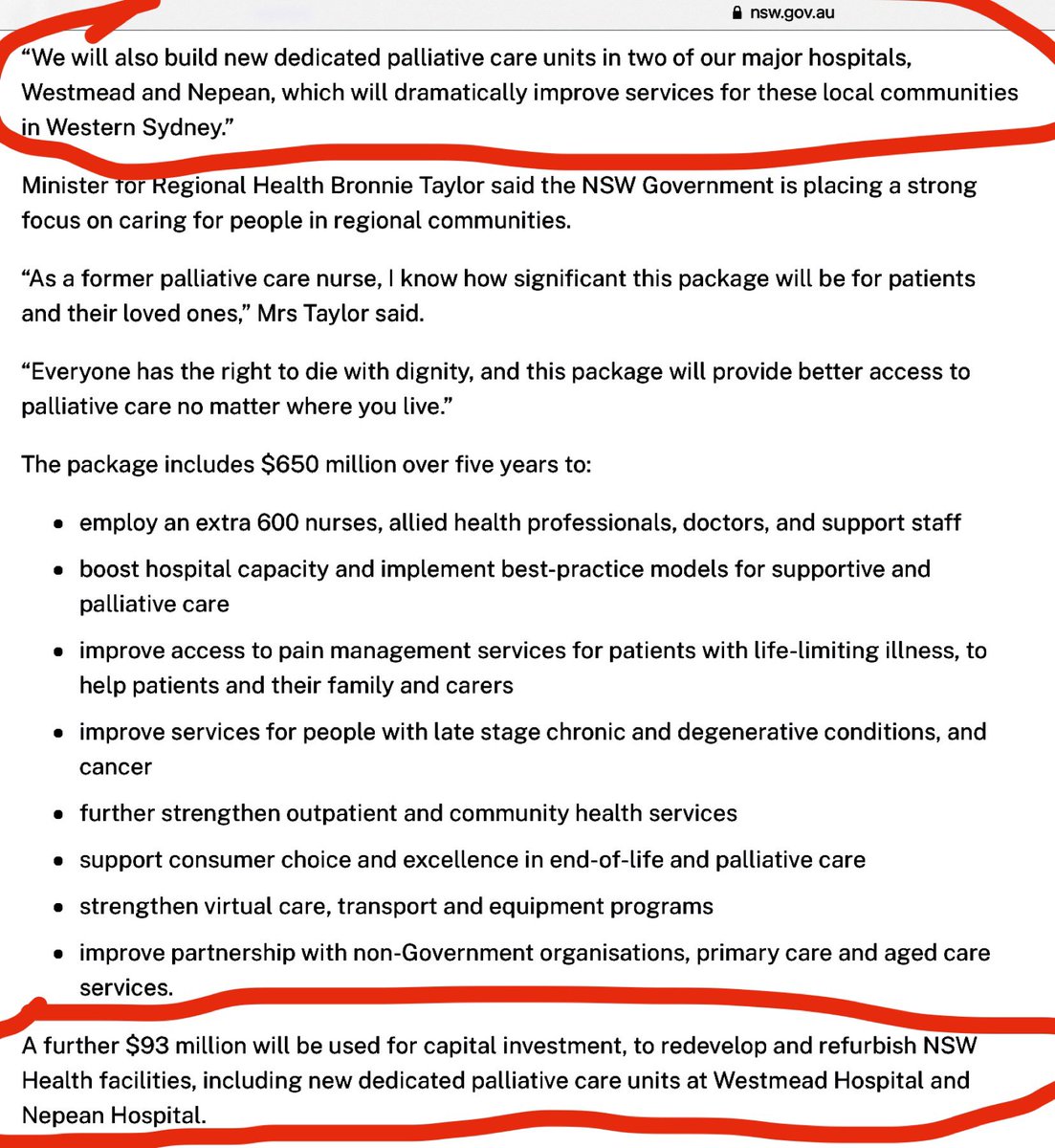 Caroline Raunjak (@craunjak) on Twitter photo Great news in June 2022 but still waiting on $$ and timeline for #westmead <a href="/Dom_Perrottet/">Dominic Perrottet</a> <a href="/BradHazzard/">Brad Hazzard</a> .
<a href="/ChrisMinnsMP/">Chris Minns</a> <a href="/RyanPark_Keira/">Ryan Park MP</a> <a href="/pruecar/">Prue Car MP</a> will you commit the above for Western Sydney <a href="/WestSydHealth/">Western Sydney Health</a> <a href="/theparranews/">Parra News</a> <a href="/Parramatta_News/">Parramatta Advertiser</a> <a href="/alanmasc/">Alan Mascarenhas</a> <a href="/JakeMcCallum_/">Jake McCallum</a> <a href="/AshleighRaper/">Ashleigh Raper</a> Great news in June 2022 but still waiting on $$ and timeline for #westmead <a href="/Dom_Perrottet/">Dominic Perrottet</a> <a href="/BradHazzard/">Brad Hazzard</a> .
<a href="/ChrisMinnsMP/">Chris Minns</a> <a href="/RyanPark_Keira/">Ryan Park MP</a> <a href="/pruecar/">Prue Car MP</a> will you commit the above for Western Sydney <a href="/WestSydHealth/">Western Sydney Health</a> <a href="/theparranews/">Parra News</a> <a href="/Parramatta_News/">Parramatta Advertiser</a> <a href="/alanmasc/">Alan Mascarenhas</a> <a href="/JakeMcCallum_/">Jake McCallum</a> <a href="/AshleighRaper/">Ashleigh Raper</a>