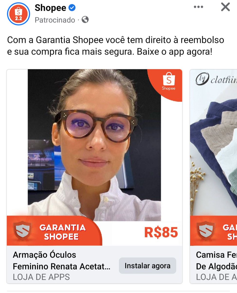 GRAVE
Renata Vasconcellos faz bico na Shopee para incrementar renda.
<a href="/globo/">Globo</a> ainda não se manifestou sobre possível promoção.