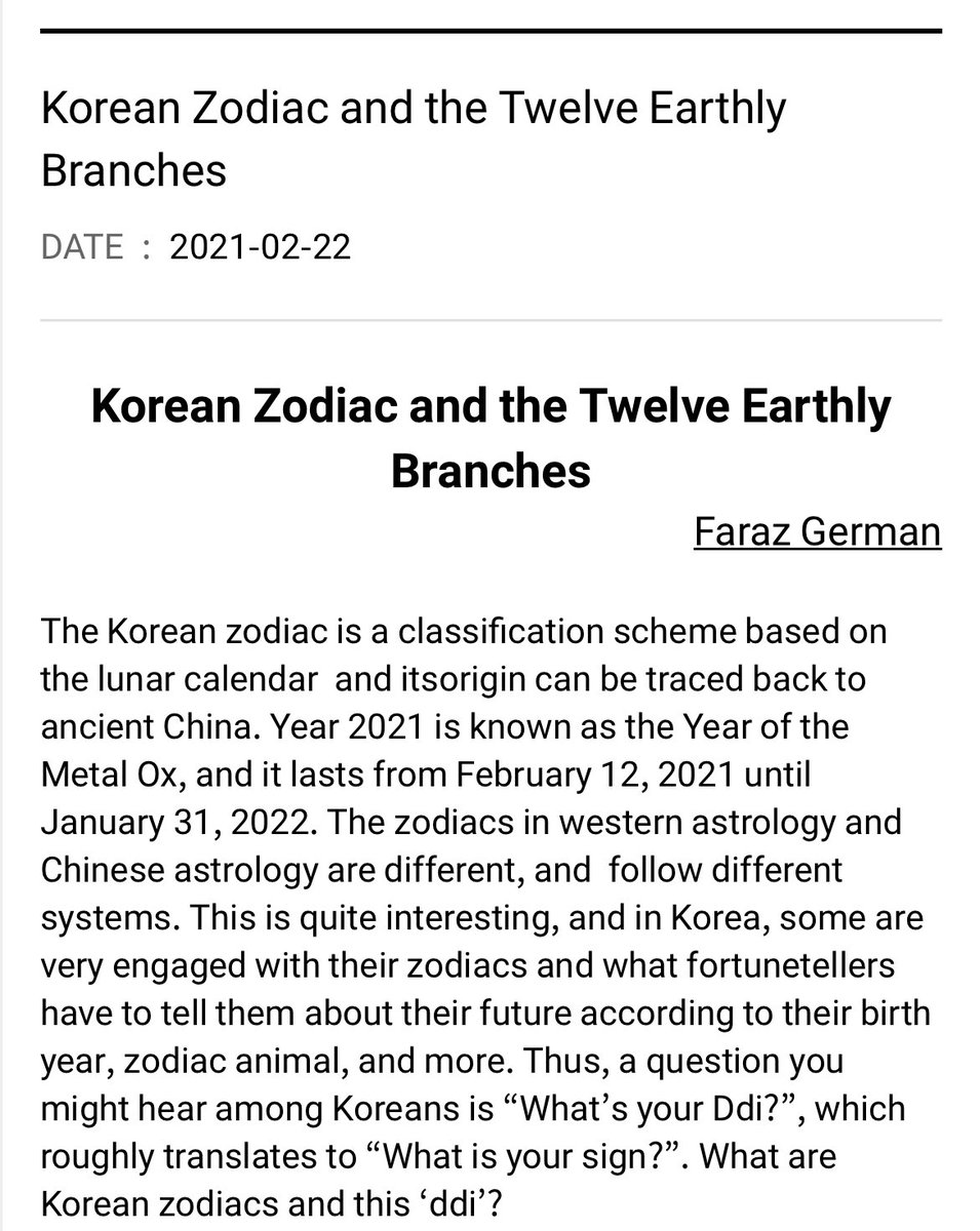 Tanya25391934's tweet photo. It bothers me so much that they were like, oh it has its “roots” in ancient China as if changes were made when the tradition was introduced to Korea. No, the “Korean” zodiac is EXACTLY the same as Chinese zodiac. Please don’t call it Korean when it hasn’t been localized at all. https://t.co/ybpQudibe2
