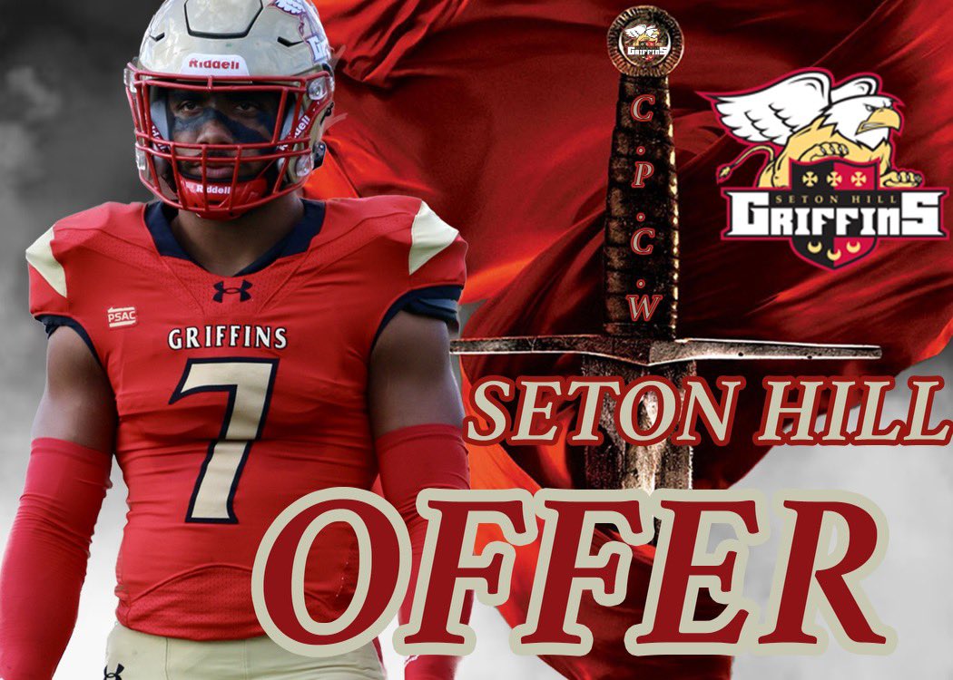 Excited to receive a PWO from <a href="/SHU_FBALL/">Seton Hill University Football</a> ! Thank You <a href="/coachfiegener/">Coach Ross Fiegener</a>