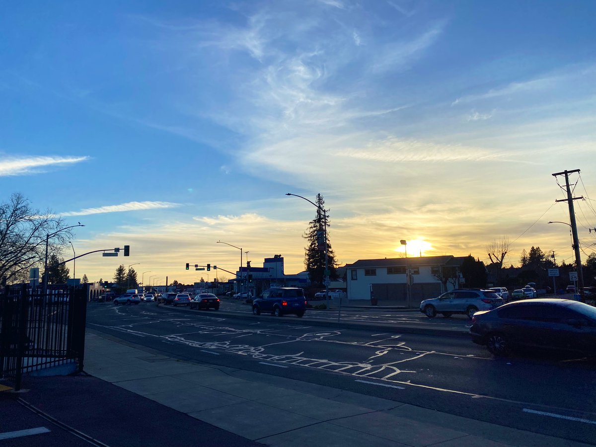 Love this view. Golden hour at #MercySantaRosa right on the corner of Santa Rosa Avenue. Open 10-9 EVERY DAY. Come see us #dispensary #weed #sonomacounty #California #sunset