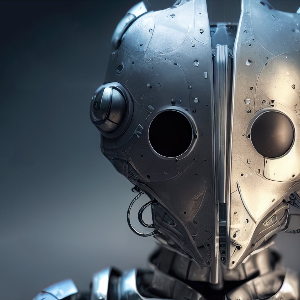 wreckists's tweet photo. Silver robot IV

#silverrobot #robotart #nftartist #nftcommunity #cryptoartist #aiartcommunity #artistsontwitter https://t.co/RuGYol2BHt