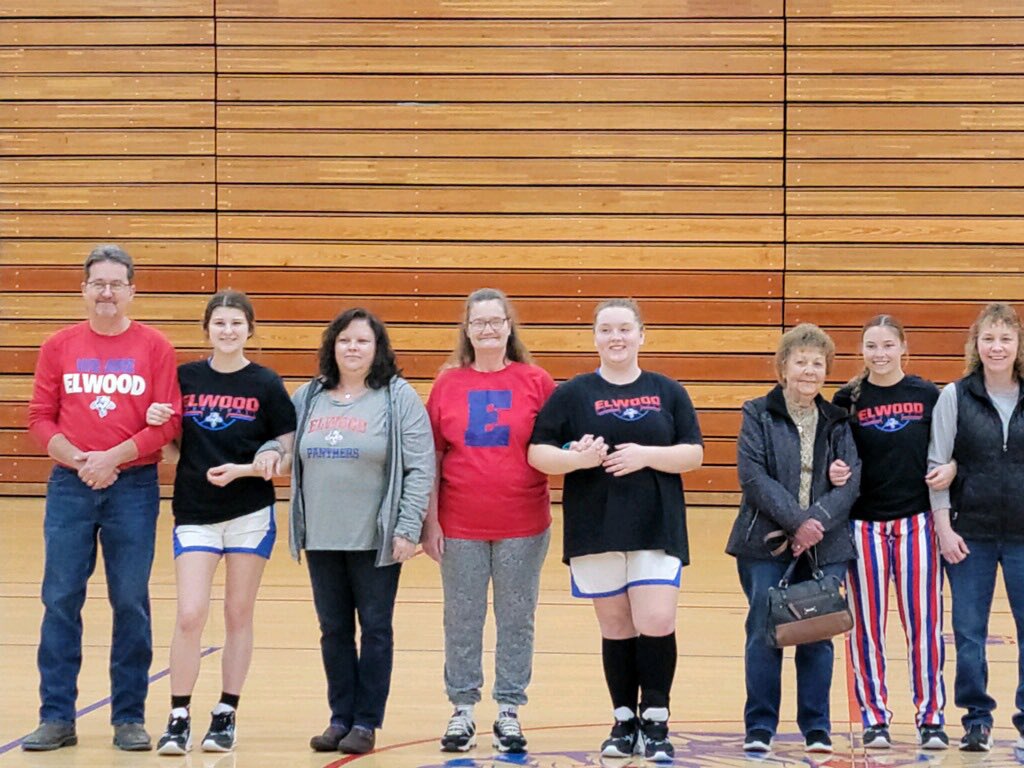 The Athletic Department started a new Tradition tonight for Elwood! Something very dear to my heart. My Grandma and Geandpa Ingle had a major impact on my life. Tonight we honored the Grandparents of the Girls Basketball Players! Tomorrow the boys! Thank You Grandparents!