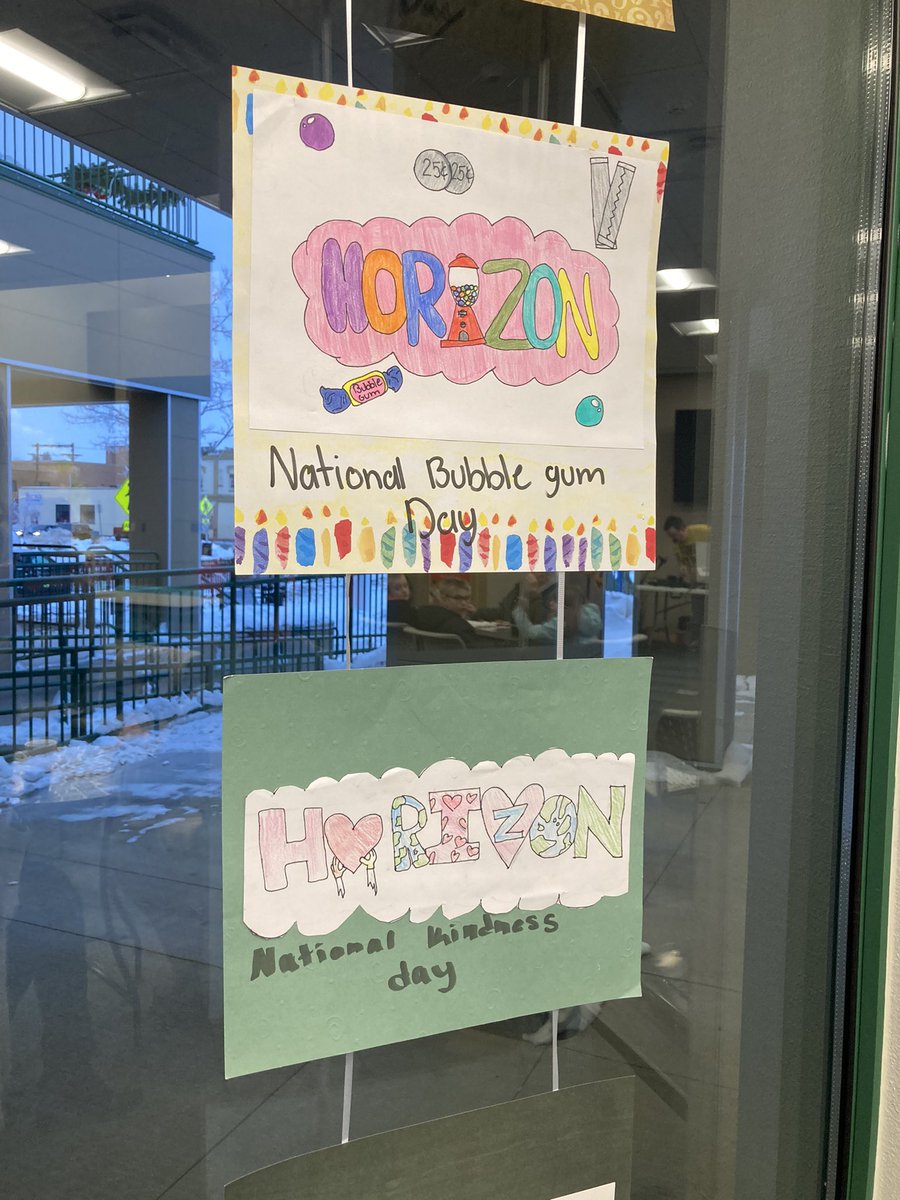 Happy 10th Anniversary <a href="/NationalDayCal/">NationalDayCalendar</a> Thanks for displaying our 7th grade Husky Doodle projects celebrating your fun calendar days! #learnbps