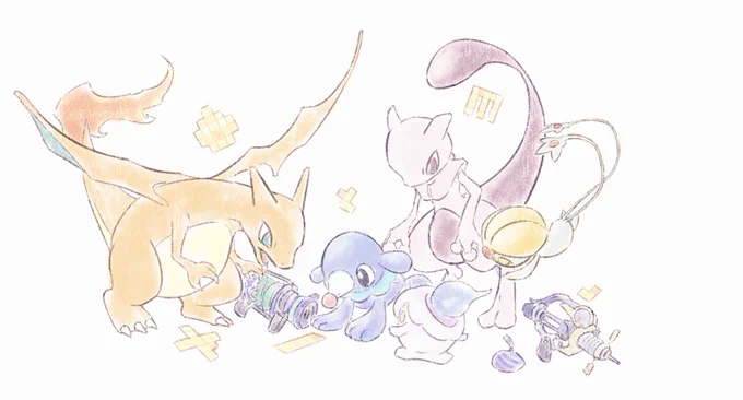 絵日記とかお誕生日おめでとうの図だからあとで消しちゃうけど、こっちのテイストもかわいくて好きですイカちゃんもかわいいからたくさん描きたいと思うものの、お洋服もブキも難しいです 