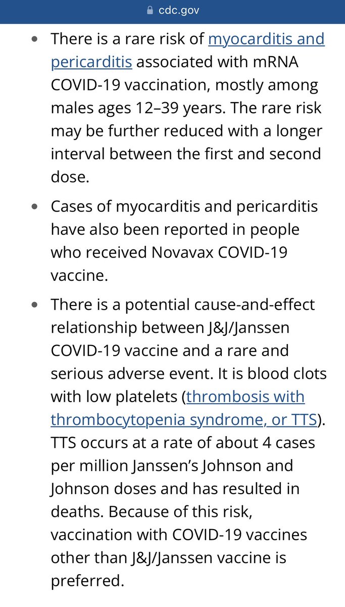 CDC admits mRNA shots can cause myocarditis and blot clots. Also admits natural immunity is real. And concedes that the shots don’t prevent infection or spread of the virus. Therefore COVID “vaccine” mandates are immoral and unethical even according to govt. End all of them now.