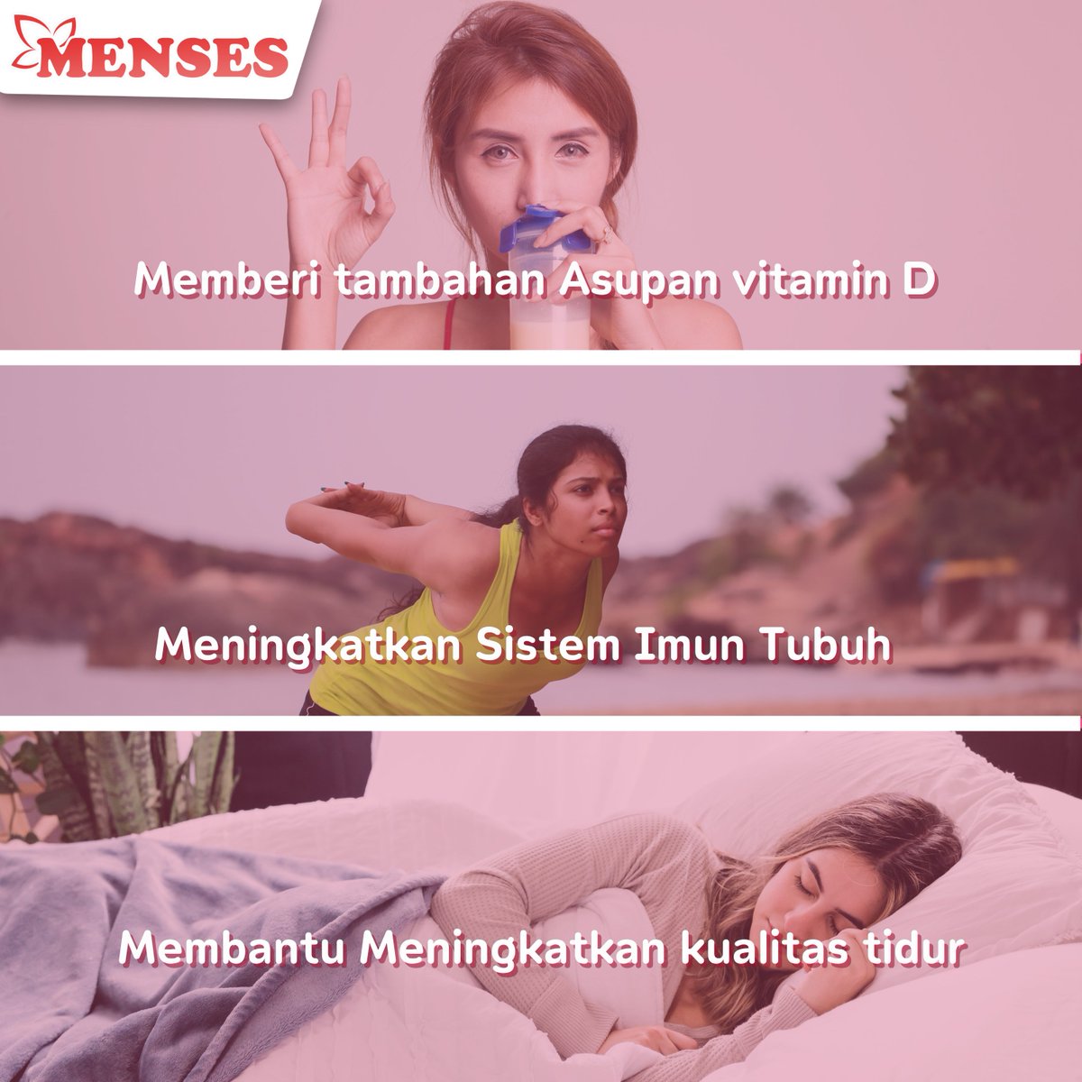 Mensesofficial's tweet photo. Lagi menstruasi? Jangan lupa untuk berjemur yaah! Intip dulu manfaat berjemur ketika kamu sedang menstruasi yuk!
#NyeriHaid #ObatHaid #DamiSariwana #Firstlove #TipsKesehatan #ObatHerbal #haid #menstruasi #perioddays #mens #menstruasiwanita #tipskesehatanwanita #manfaatberjemur https://t.co/sMP4S17HpQ