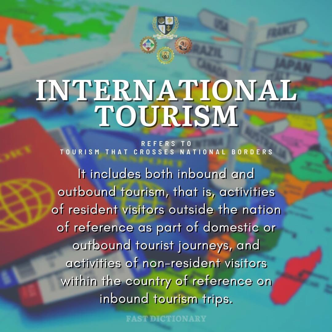 BulsuFAST_'s tweet photo. Happy Friday! Here's to all of us who made it through another week

We are here once again to provide you with our weekly posting— FAST DICTIONARY.

The word that we will give meaning today is a very familiar word in Tourism! https://t.co/LyMAKpZe44
