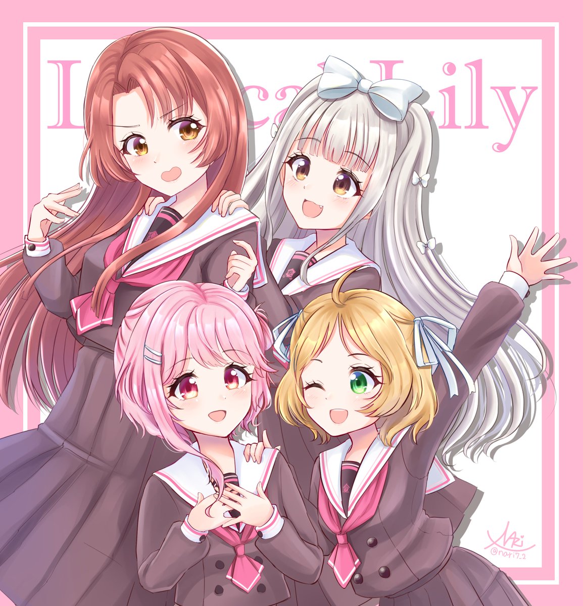 「リリリリ!アニメで動いてて感動…#D4DJ  #D4DJ_AllMix #リリリ」|くるみ なりのイラスト