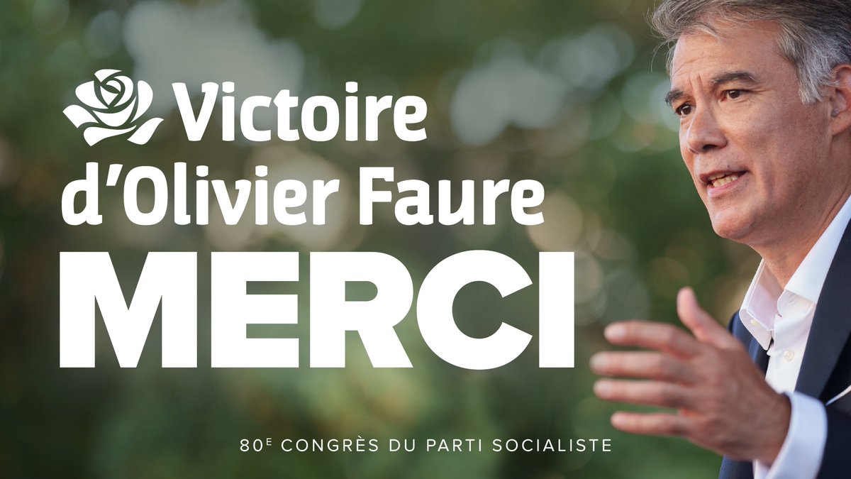 coeurdelagauche's tweet photo. VICTOIRE !

Les militantes et les militants ont choisi de continuer la reconstruction avec Olivier Faure, pour un Parti socialiste au cœur de la gauche, pour demain gagner !

#CongrèsPS #GagnerAvecFaure https://t.co/eFnRLdcZlf