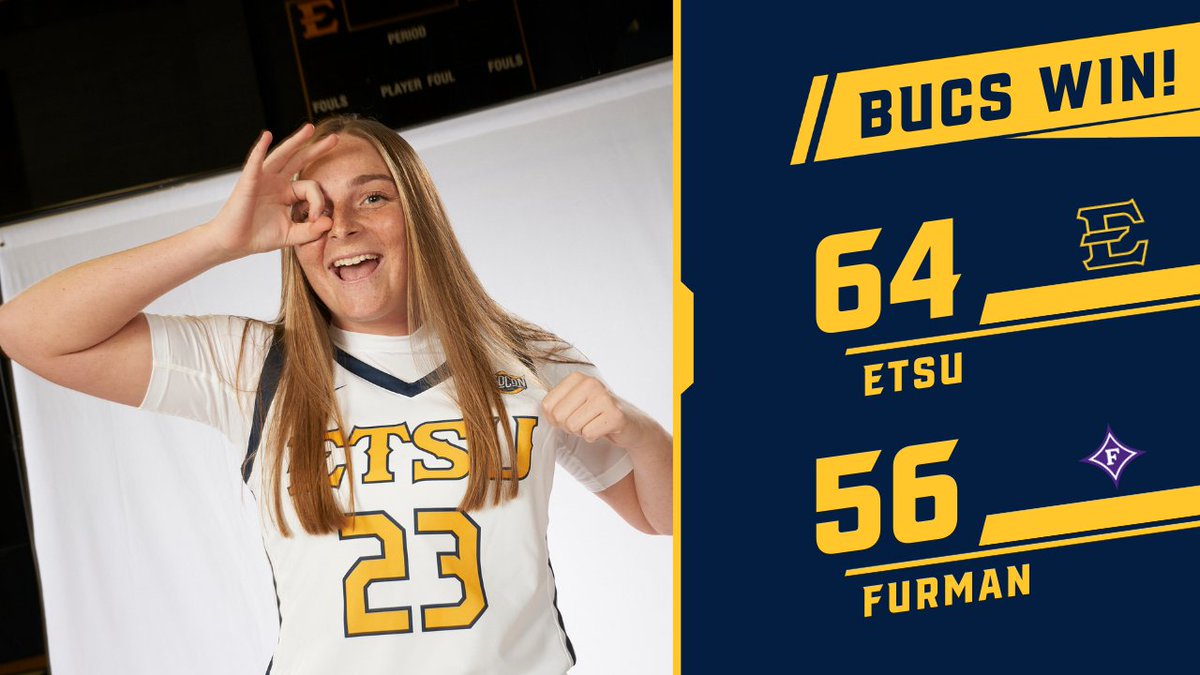 ETSU_WBB's tweet photo. 🚨 𝗕𝗨𝗖𝗦 𝗪𝗜𝗡 🚨

Four players in double figures ✅
Career numbers from Sarah Thompson ✅
First conference win ✅
Did it on the road ✅

#FaithfulForForty | #ETSUTough https://t.co/yQL2Elj7tV