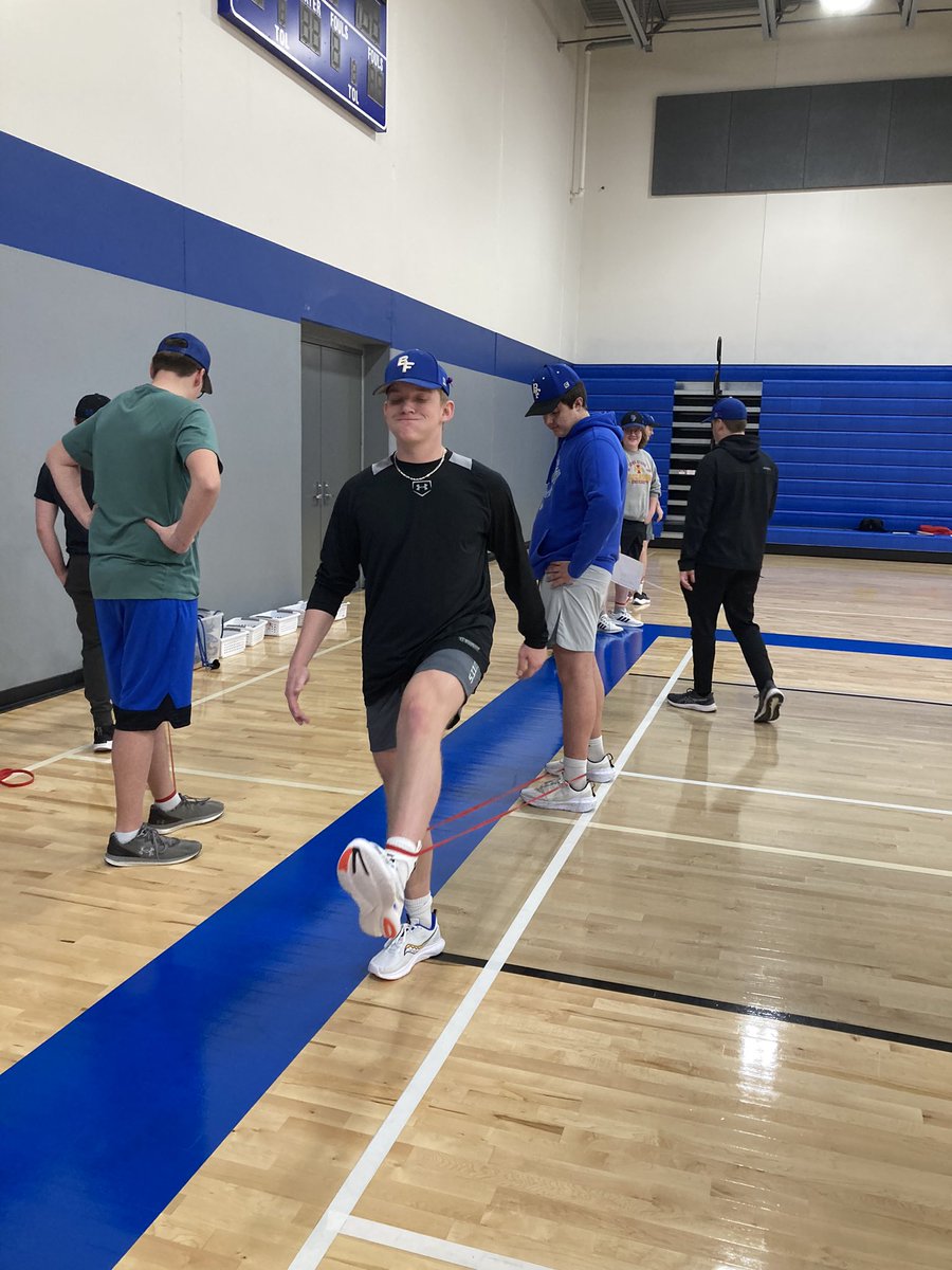 BondurantBsbl's tweet photo. Thank you to Coach Behn’s family for new medicine balls and hip bands. We are now able to build rotational, hip, and scapula strength throughout the spring. https://t.co/JZaLPjcQmt