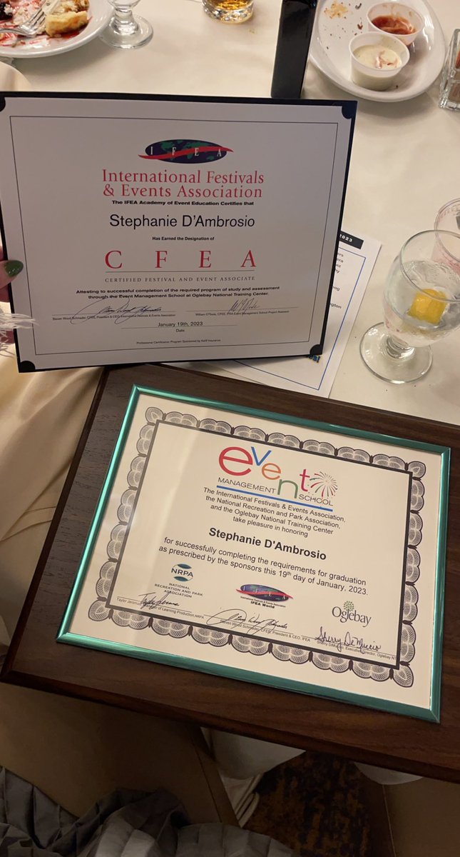 Had the best week at Event Management School! <a href="/FargoParkTat/">Tatiana Friese</a> &amp; <a href="/FargoParkPace/">Pace Maier</a> attended year one and I graduated from year two which makes me a Certified Festival &amp; Event Associate!