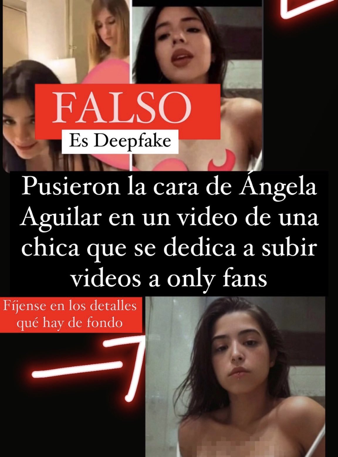 Por qué es tendencia on X: Ángela Aguilar: Porque el video intimo que  circular de ella en redes sociales es falso t.coFKjDq9lbFT  X