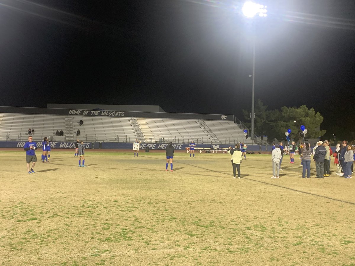 Senior Circle for the lady cat soccer team.  So proud of these 4 seniors for their commitment!! Jules Nowicki, Yaya Delgado, Allison Eske and Nicole Scilley.  Cats up 3-1 at the half.