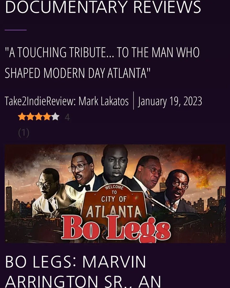 Thanks, take2indiereview, for the film review.  We are glad you enjoyed the Bo Legs. We hope everyone else will as well. ...

#UrbanFilmReview #FilmCommunity - TheUrbanFilmReview.com