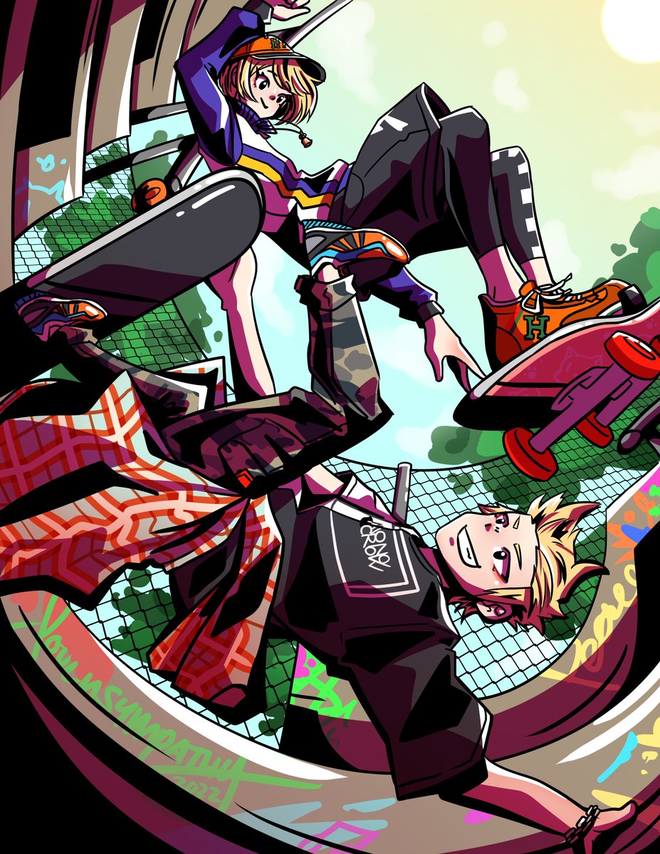 xSoulSympathyx's tweet photo. My piece for @AnizinesInc TWEWY Fashion Zine! Please check it out, there are a ton of awesome artists, merch artists, and writers that worked hard and deserve the attention.

Zine: https://t.co/sWnfFKdJgr

#TWEWY #NTWEWY #rhymebito #beatbito https://t.co/GaAoopBwby