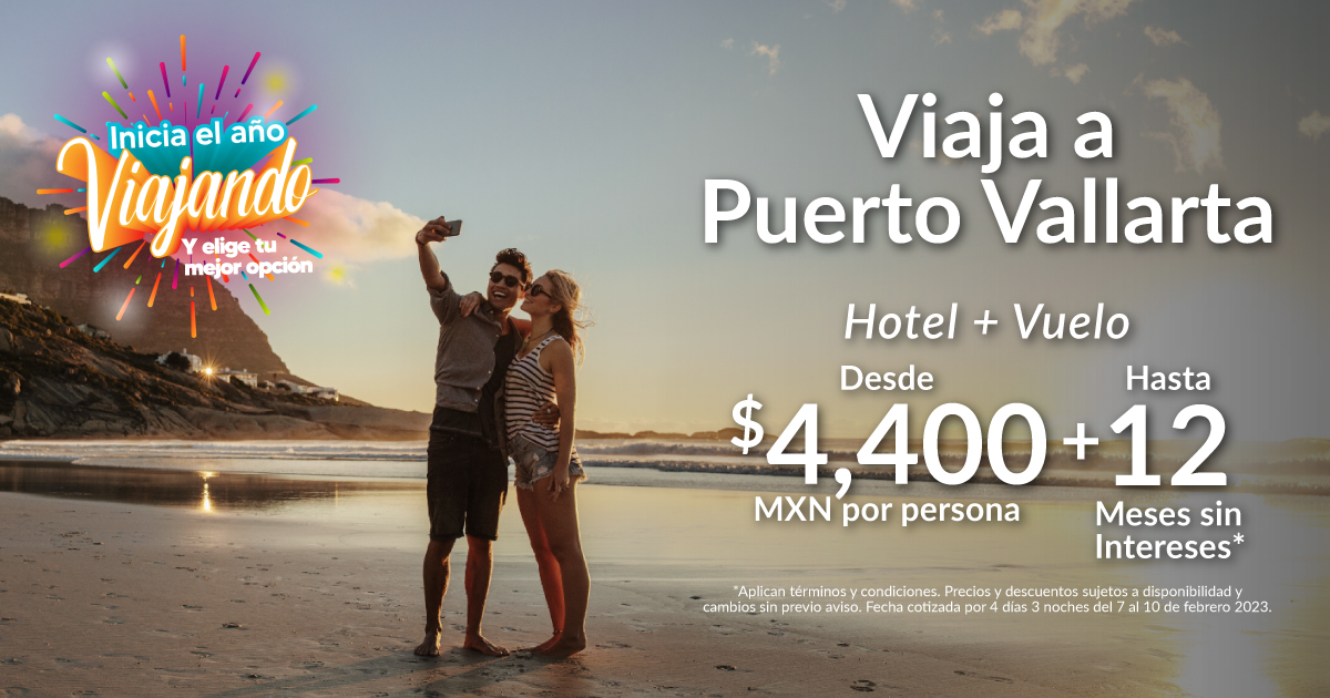 Cumple tu propósito viajando a tu destino favorito! ☀️ 🏝️ 🏨 + ✈️ 
Hotel+avión desde $4,400 mxn
Reserva ahora! 👉 bit.ly/3XnhRCn
* Consulta términos y condiciones