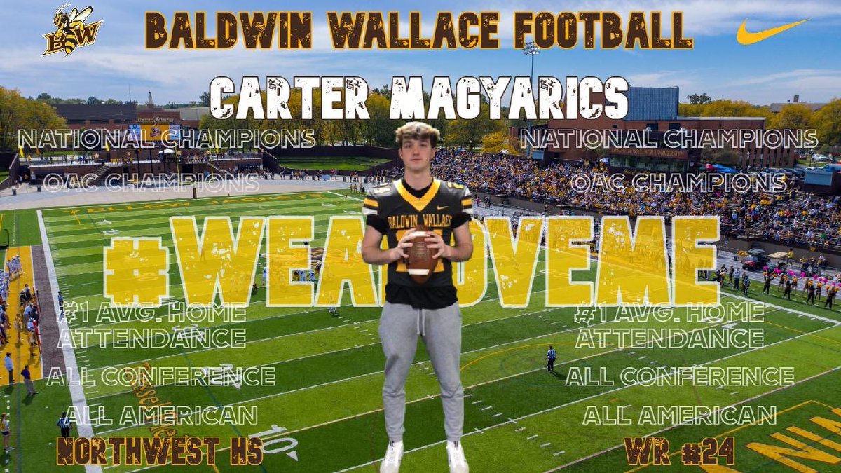 Thank you @BWYJFootball for my 9th offer 🤎💛 
<a href="/CoachHilvert/">Jim Hilvert</a> <a href="/Coach_Parnell/">Rynell Parnell</a>