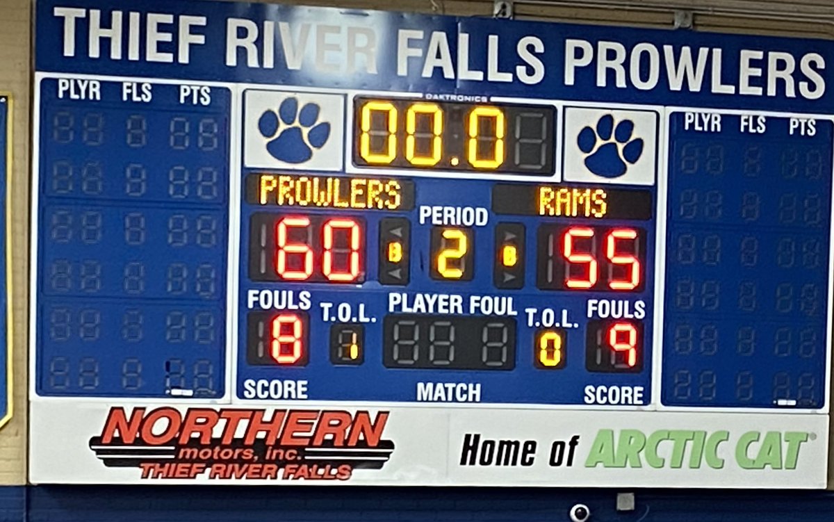 TRFProwlerGBB's tweet photo. Prowler GBB gets its third section win of the week by defeating the Rams of Roseau!
#fightcancernight
#doubleheader
@ProwlerBlueCrew 
@MinnesotaScores 
@KROXRADIO 
@gfherald https://t.co/wkfJoc7gi2