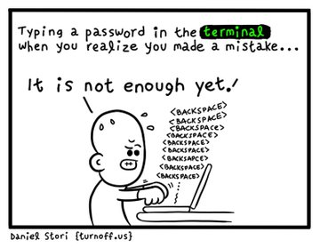 sysopstechnix's tweet photo. When you type a wrong password in terminal 🤣
#linux #sysadmin #Memes #sysopstechnix https://t.co/25QxbDsPk7