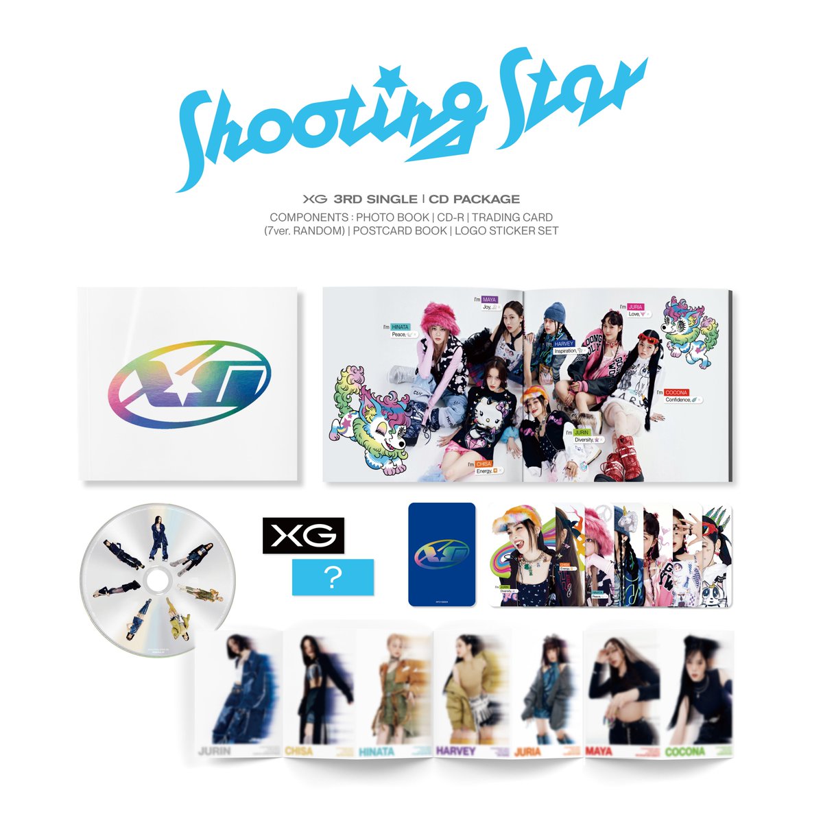 XG   CD SHOOTING STAR  新品未開封　トレカ入り