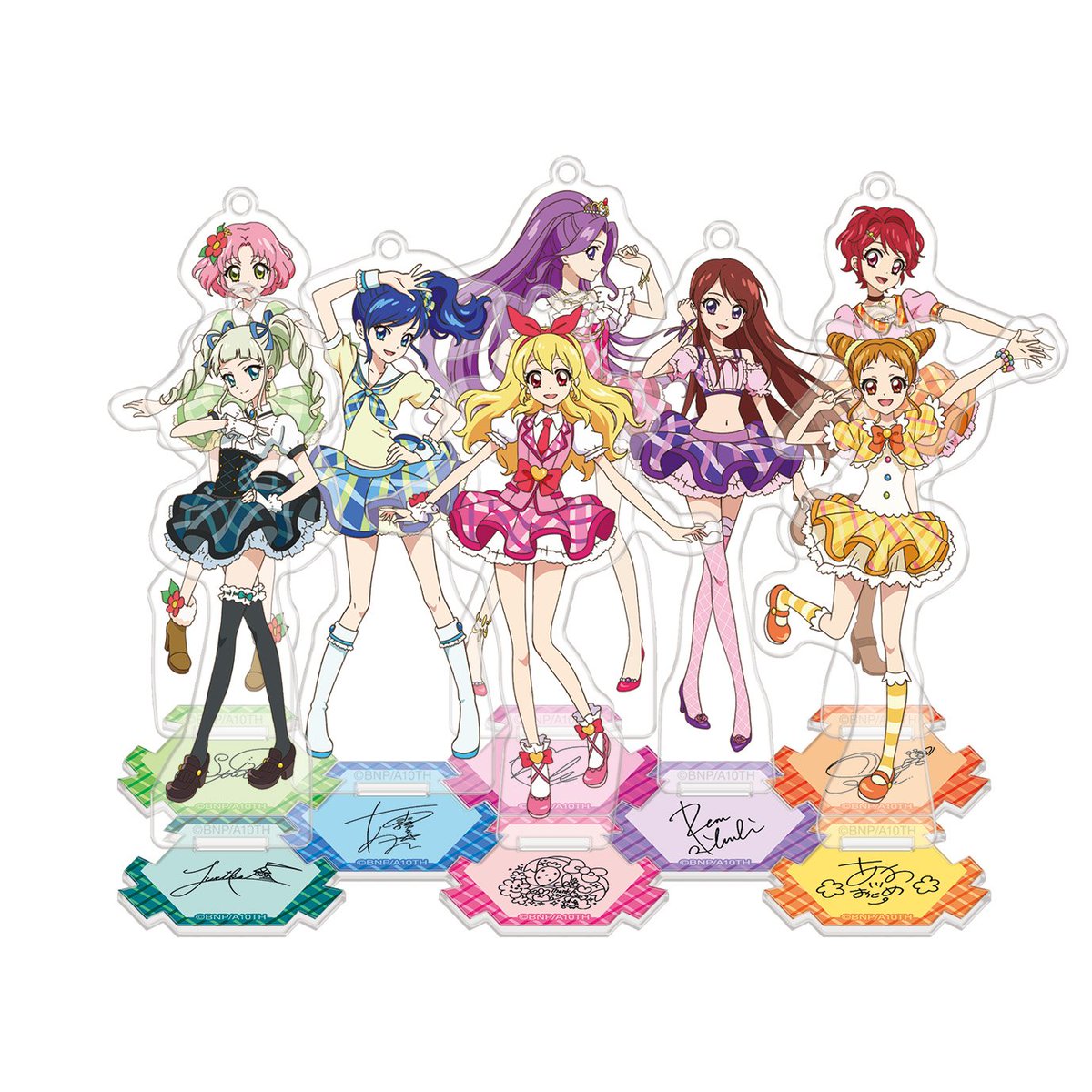 アイカツ イオンシネマ限定 アクリルスタンド 缶バッジ クリアファイル セット アイカツ イオンシネマ限定 アクリルスタンド 缶バッジ クリア