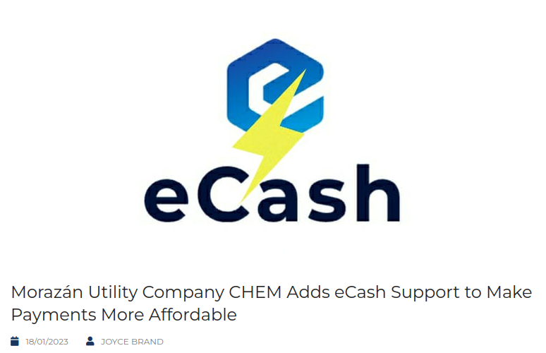 aalfiann's tweet photo. #eCash #XEC are accepted for electricity, water, and other utility payments in Ciudad Morazan City.

https://t.co/oUEklyw2YZ https://t.co/YWGcwwegGd
