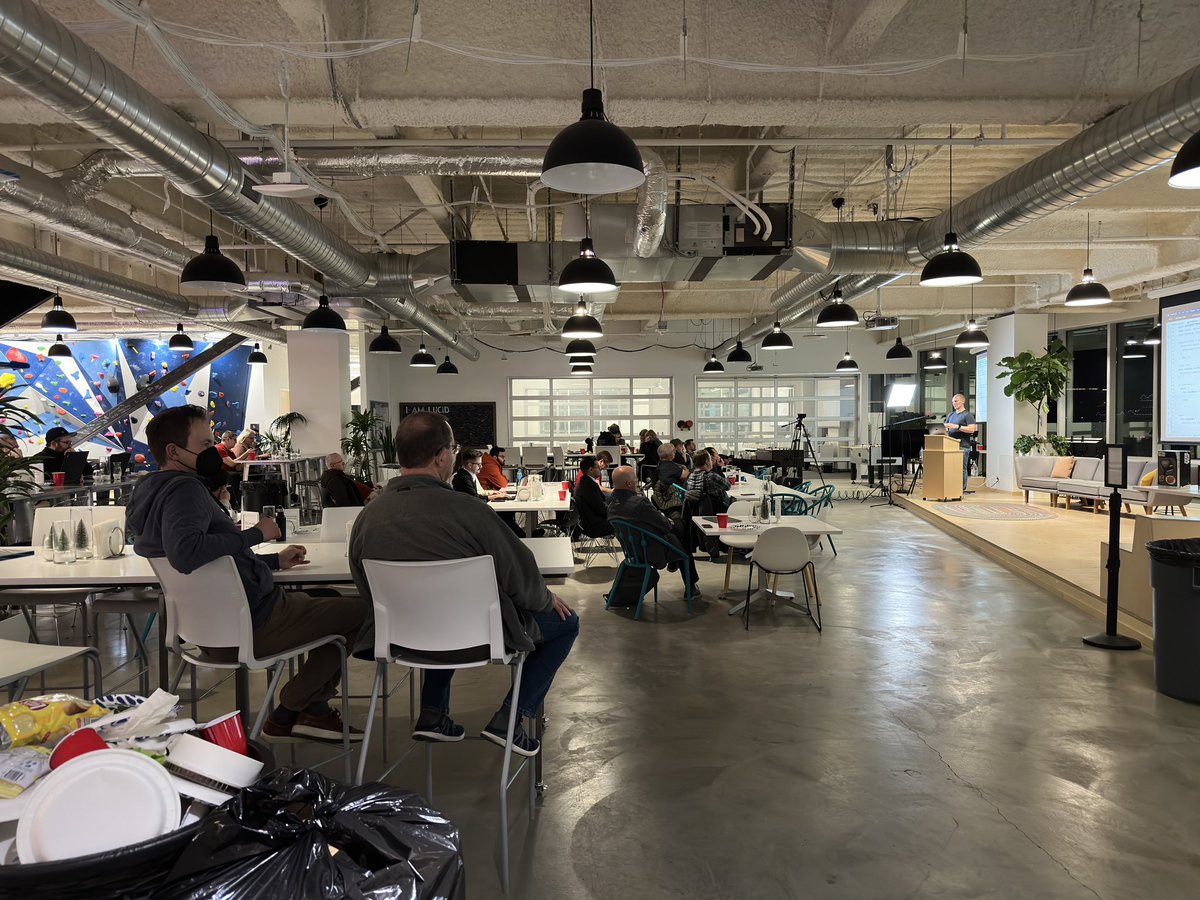 UtahJava's tweet image. Here with @marcushellberg talking about Java and Typscript