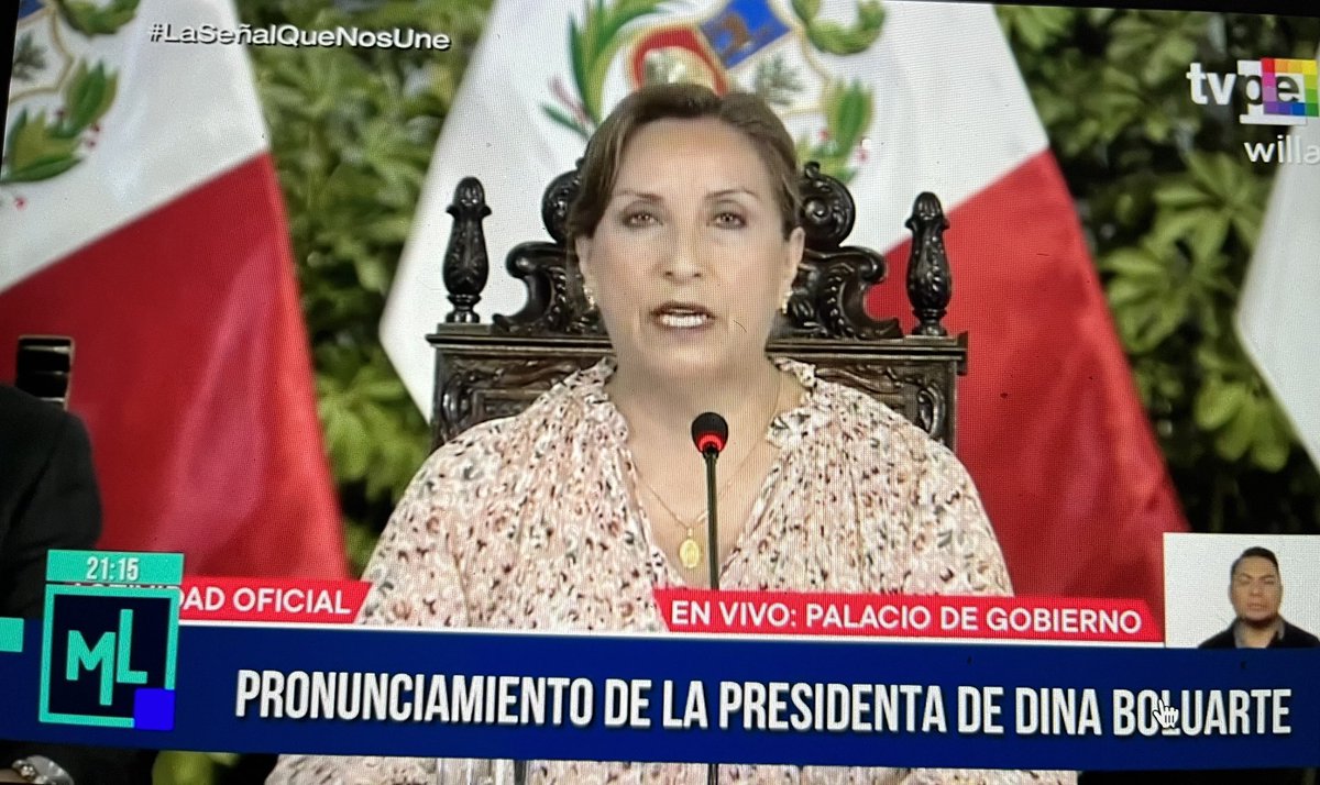 “Esto NO es una marcha pacífica. Esto ha sido premeditado. Todo el peso de la ley caerá sobre quienes han cometido estos actos delincuenciales (…) Quiero solidarizarme con los hombres de prensa que hoy han sido agredidos…”