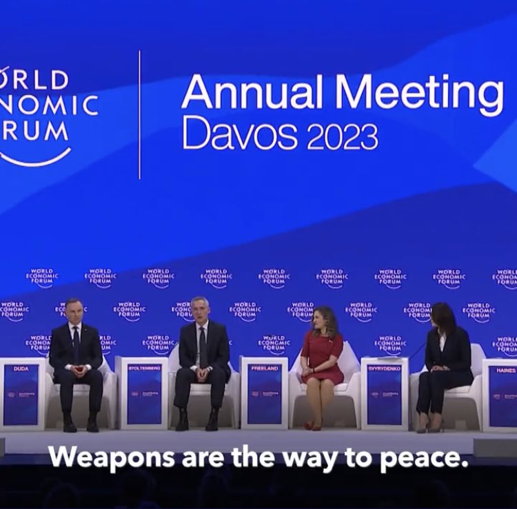 fedurante's tweet image. Em Davos: "armas são o caminho pra paz".

Mas a China que é 1984.