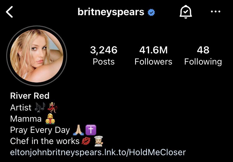 🌹Britney Spears Updates🌹 on Twitter "Britney Spears changed her name on Instagram from “Channel