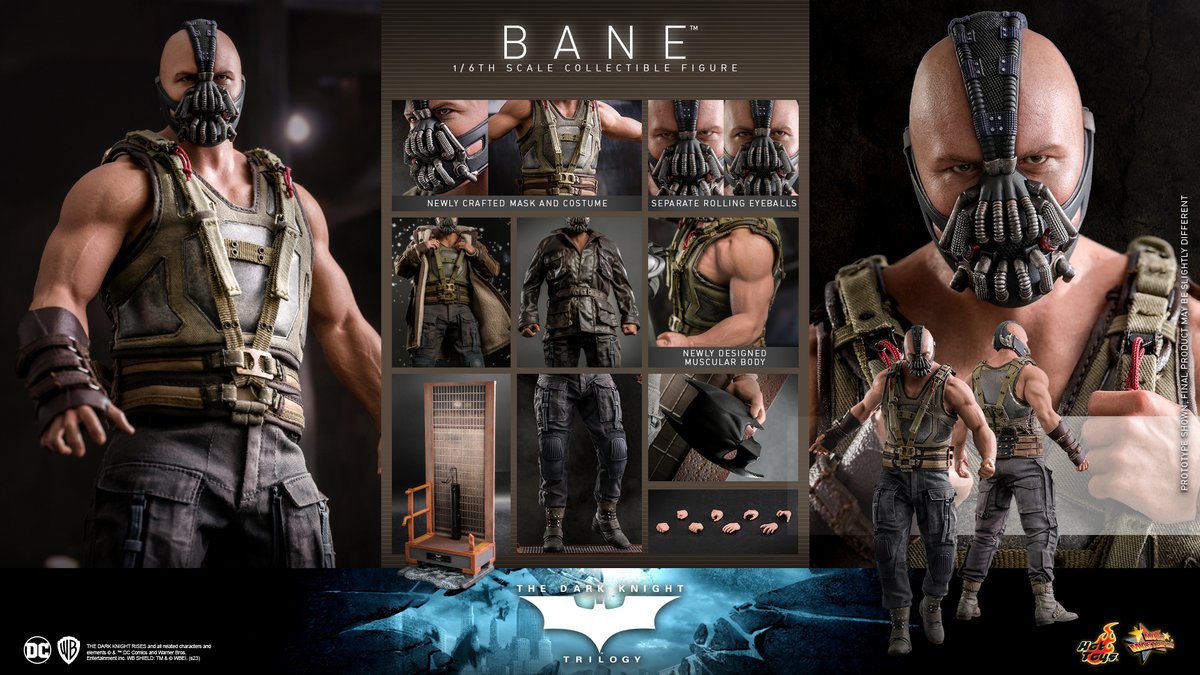 #HotToys 1/6th scale #Bane from #TheDarkKnightTrilogy is available for pre-order now! bit.ly/3IXNazz