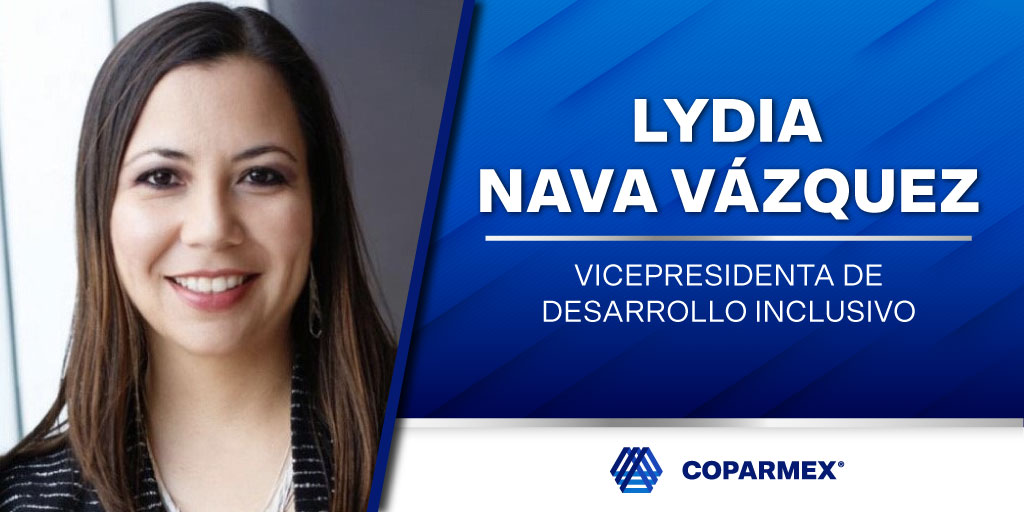Por su gran trabajo y compromiso, <a href="/MichLydiaNV/">Lydia NV</a>, fue reelecta para un nuevo periodo como Vicepresidenta de Desarrollo Inclusivo de #Coparmex. 🇲🇽🤝🏻 

¡Enhorabuena, Lydia! 👏