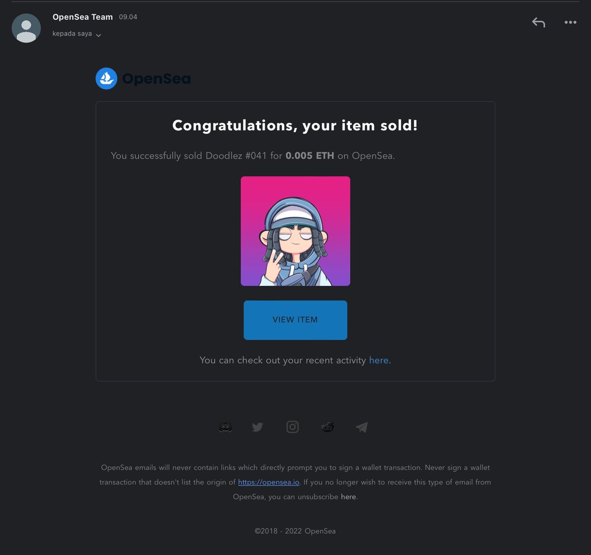 Sold 🥳

Doodlez #041 🤴

Thanks you 🤴<a href="/monsterzlab/">𐌼ONSTERŻ LAB</a>, for support, your support means a lot to me 🤗

Thanks you very much 🥰

Don’t forget to follow him and give some love ❤️‍🔥

#doodlezkingdom #doodle #nft #NFTCommunity #VERTICALNFT