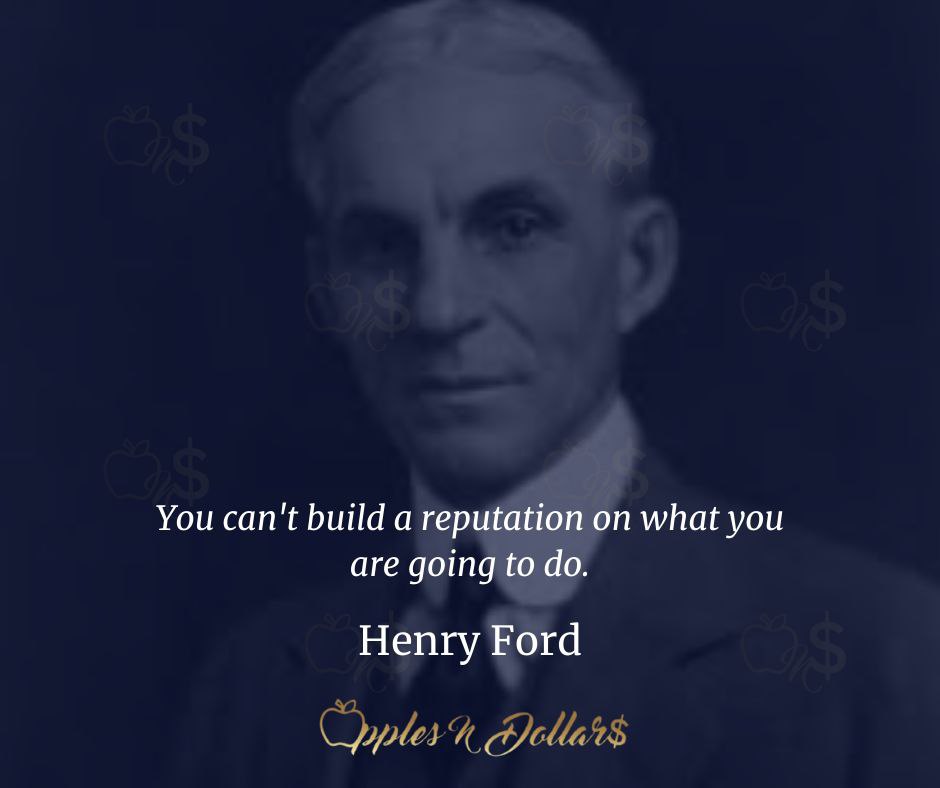 applesndollars's tweet photo. You can't build a reputation on what you are going to do. - Henry Ford
Follow Apples N Dollars for exciting content!
#inspiration
#applesndollars
#applesndollarsdaillymotivation
#henryford
#dreamer
#build
#reputation
#goingtodo https://t.co/OVAevGzYK8
