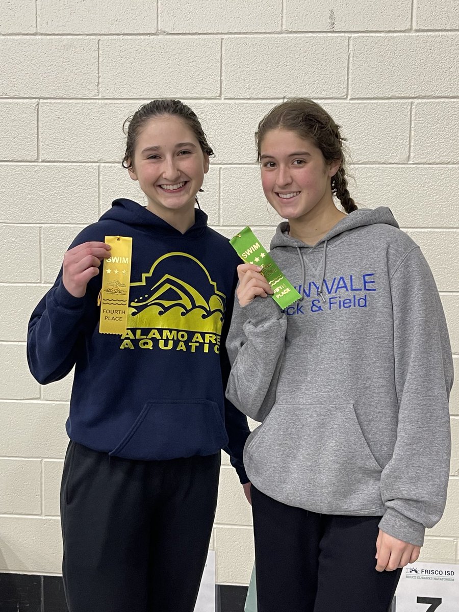 ⁦<a href="/SunnyvaleISD/">Sunnyvale ISD</a>⁩ ⁦<a href="/SVRaiderBooster/">SHS Raider Booster</a>⁩  Riley Hatch and Brooke Johnson took 4th and 5th place respectively in the 100 Backstroke. Riley advances to Regionals.