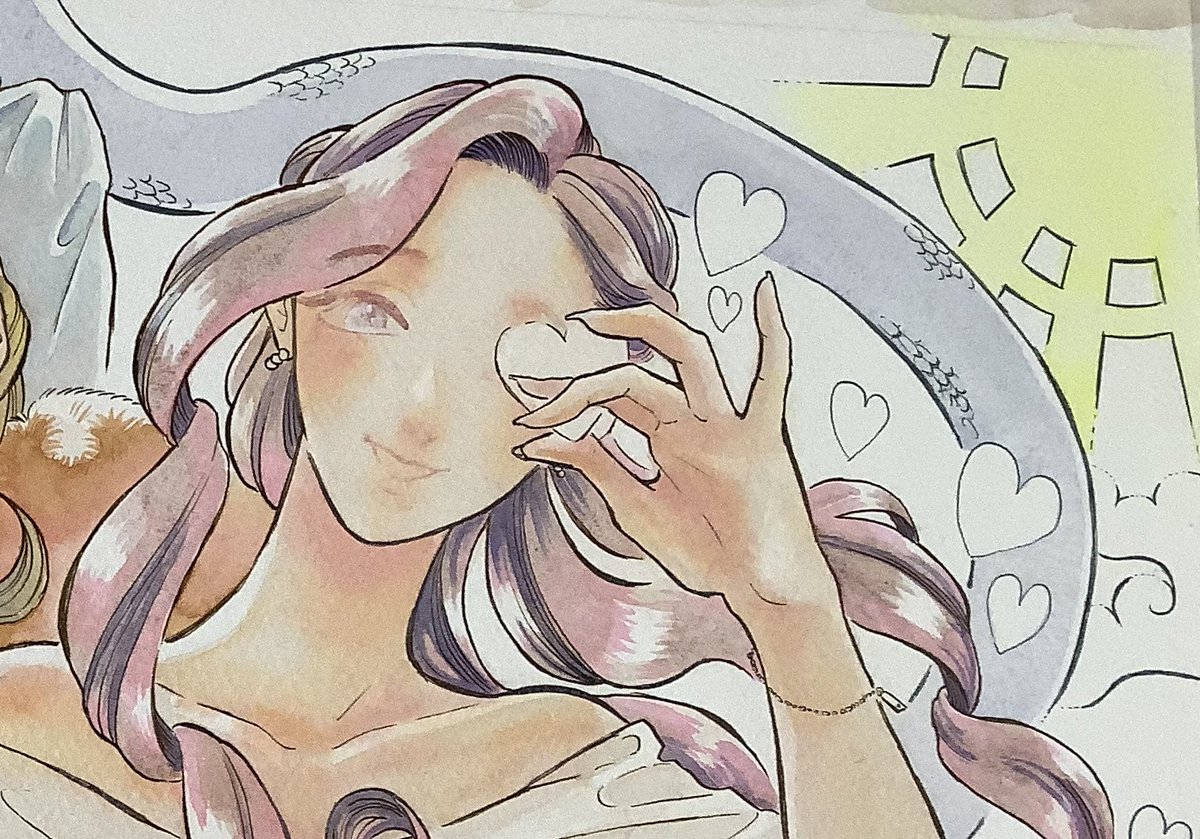 「カラー苦戦してますよ 」|新連載開始❤️🐰🐱黒崎冬子❤️作品RTしてもらえると嬉しい😍🦥🐥のイラスト
