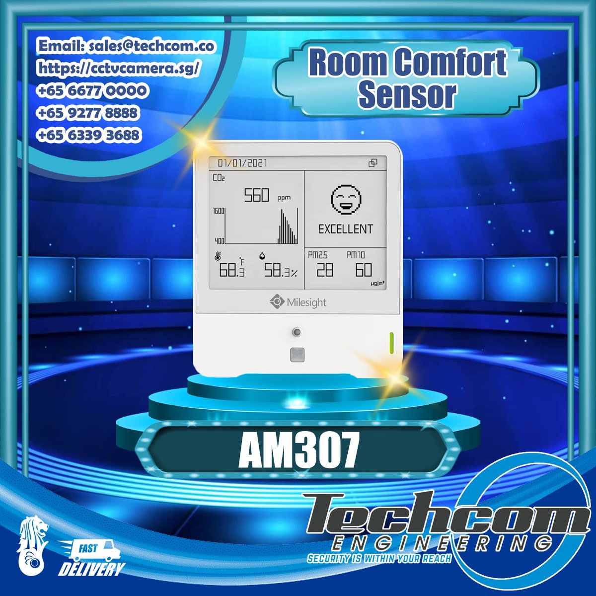 Room Comfort Sensor

> Product Code: AM307

Details: cctvcamera.sg/product/am307-…

#gateway #iotcloud #loragateway #lorawan #lorawangateway #milesight #milesightiotam307 #yeastar