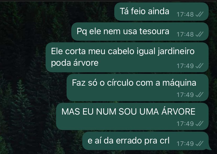 victinvilela's tweet photo. Muito triste passar por isso, irmão.  Sdd do meu barbeiro oficial… https://t.co/wr8hvcV1dR