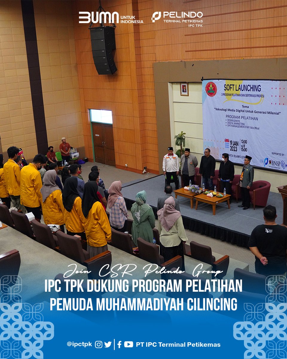 ipctpk's tweet photo. Hai #ContainerLovers 

Seperti tahun sebelumnya IPC TPK berpartisipasi dalam Pelindo Joint CSR melalui program pemberdayaan masyarakat disekitar Pelabuhan Tanjung Priok. https://t.co/QP5ABSqweC