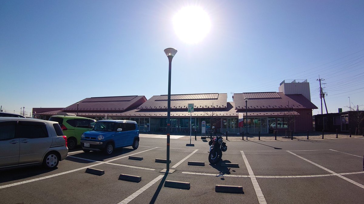 導かれてしまった、道の駅に! 