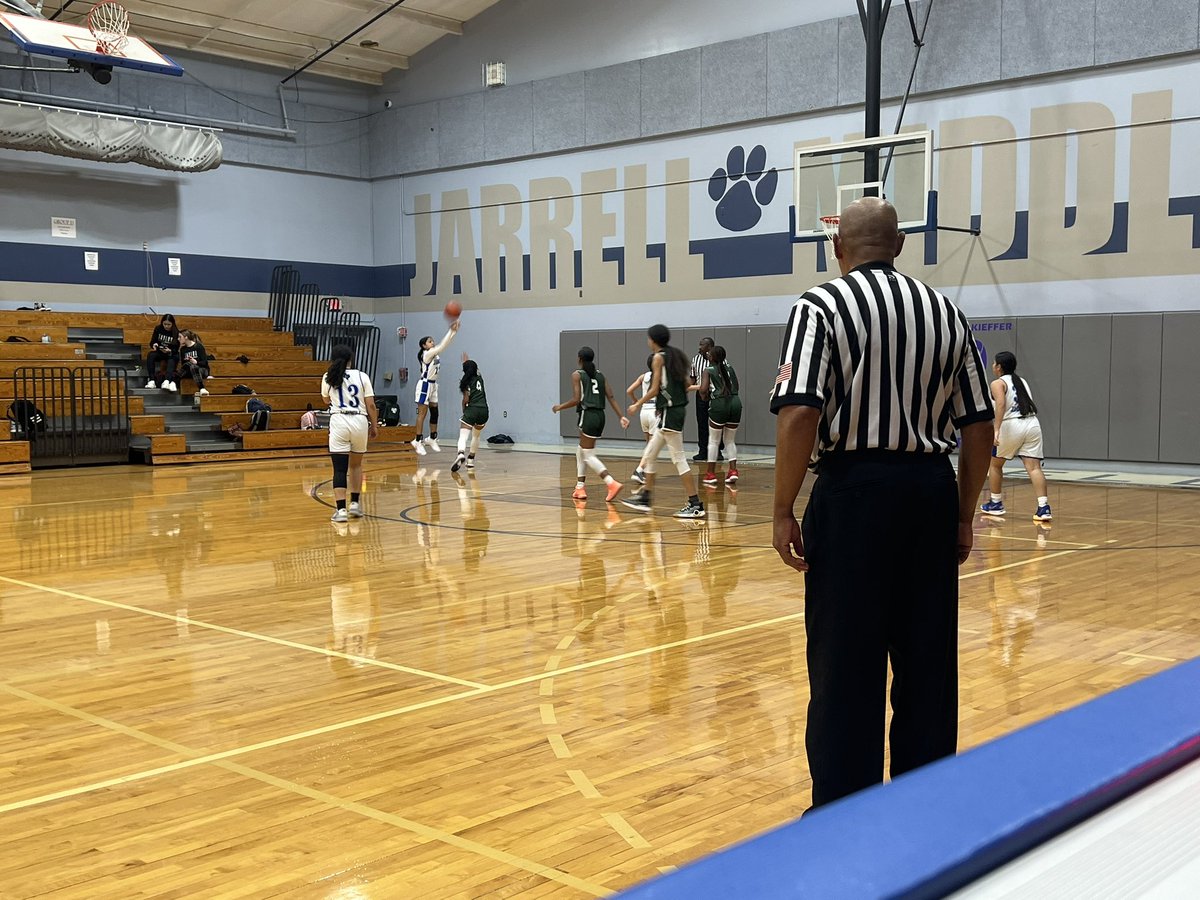Jarrell Middle School Lady Cougars 7A, 8A, &amp; 8B WIN over Taylor Ducks. 7B lost by 1. Way to go ladies!!!! 🔵🏀⚪️ <a href="/Mrs_CMendoza/">Charlotte Mendoza</a>
