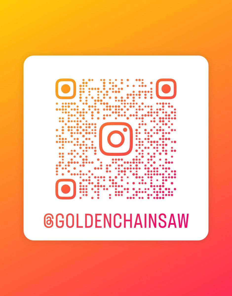 Golden_Chainsaw's tweet image. instagram.com/goldenchainsaw…